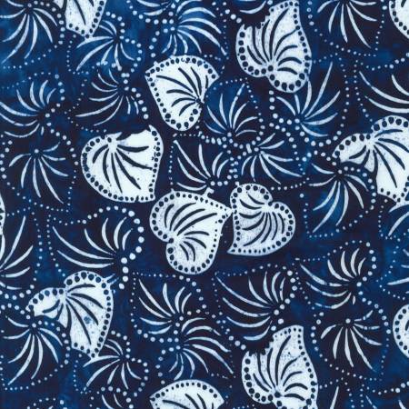 Leaves Navy Batik AMD-20831-9