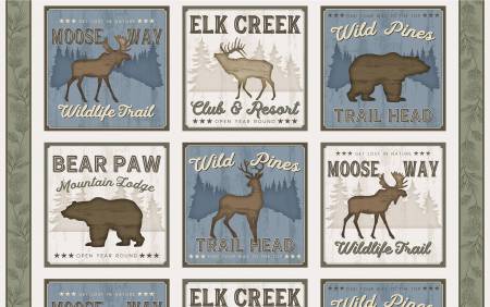 Wildlife Trail Panel 24" x 44"