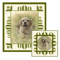 Puppy Love Pattern by QT Fabrics