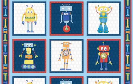 Multi Alpha-bots Craft Panel 27623-413 24" x 42"