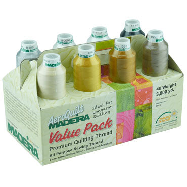 Aeroquilt 8 Cone Value Pack 40 wt X 3000 Yards Solid 130BVP