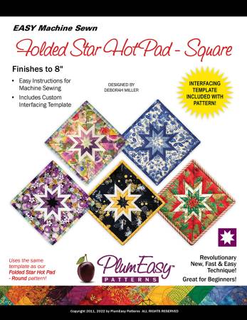 Square Folded Star Hot Pad