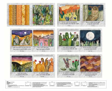 Teritary Book Panel 36 Inch repeat