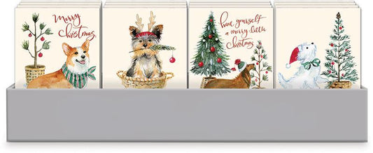 Pocket Notepad Dsply Potted Tree