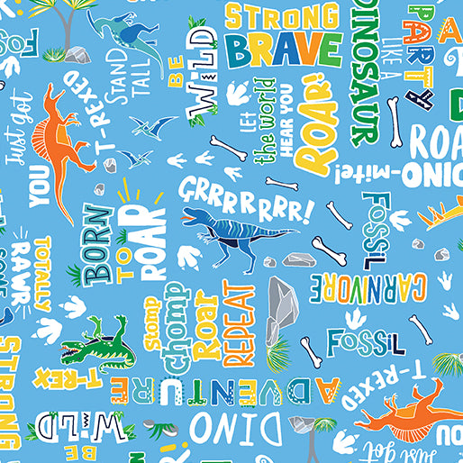 Glow-O-Saurus Words Blue