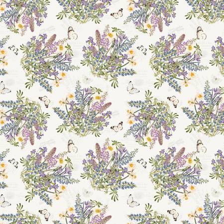 Spring Garden Light Cream Digital Bouquets