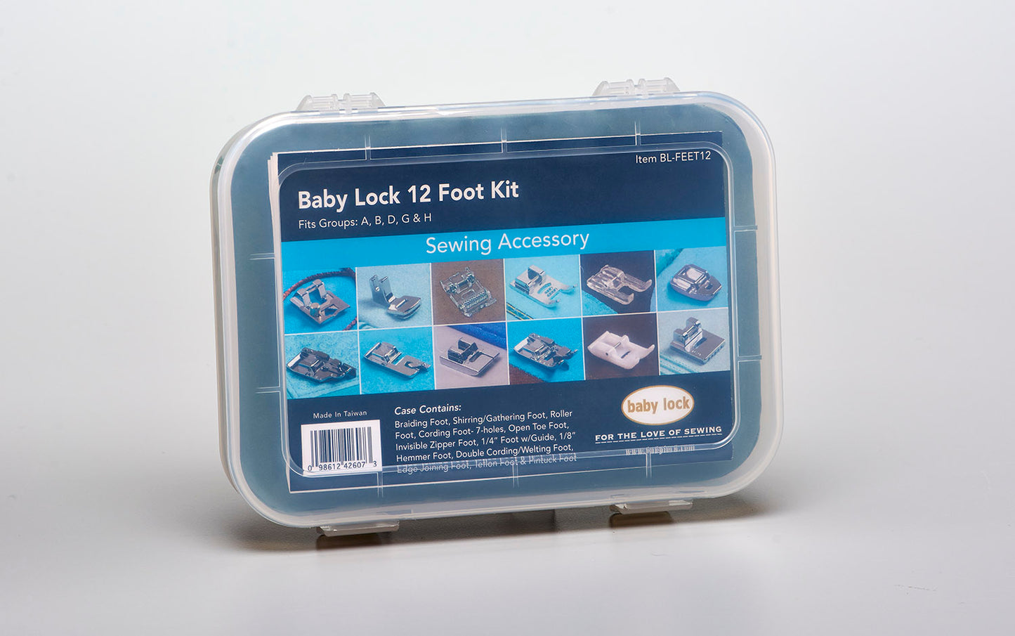 Babylock 12 Foot Kit with Case BL-FEET12