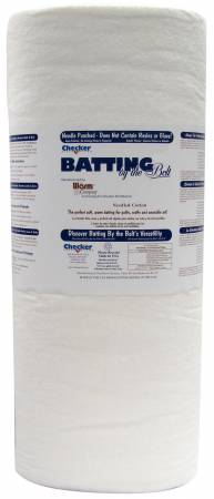 White Batting By The Yard 62in wide