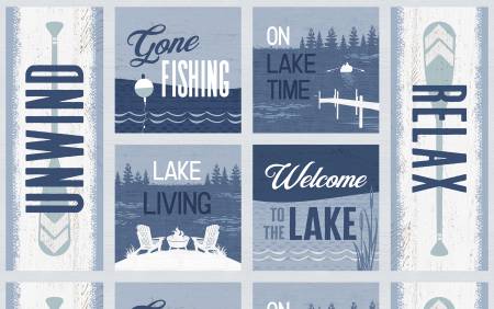 Lake Retreat 24" x 44" Multi Craft Panel