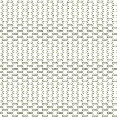 Vintage Flora Green Honeycomb