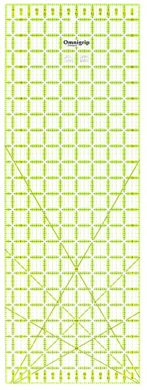 8 1/2 Inch x 24 Inch Omnigrip Ruler