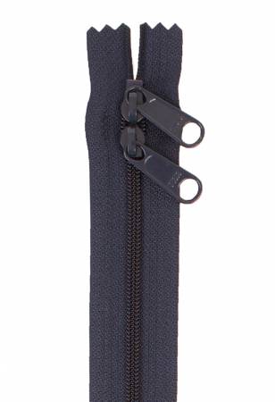 30" Zipper For Handbag Double Slide - Navy