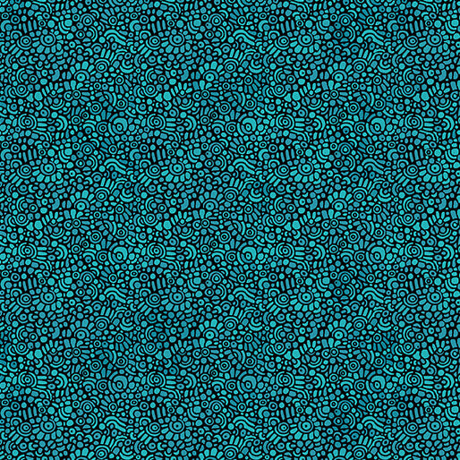 Alluring Peacock || Pebble Mosaic || Dark Teal