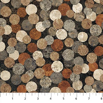 Retro Vibes - Stonehenge Big Dots Rust Multi