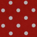 Tea Towel Polka Dot Bright Red