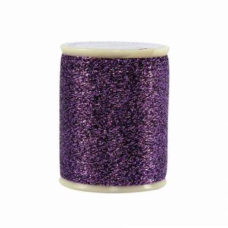 Razzle Dazzle Polyester Metallic Thread 8wt 110yds Sparkling Amethyst