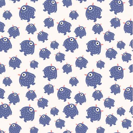 Cute Little Monsters - Monsters - White/Purple CCC-2686-04