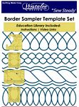 Sew Steady / Westalee Border Sampler Set of 5 Template- High Shank