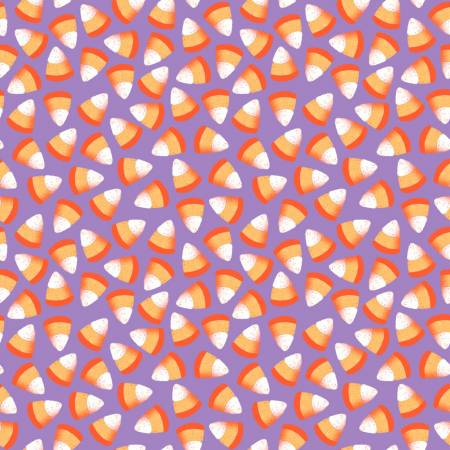 Ghostly Greetings Purple Candy Corn