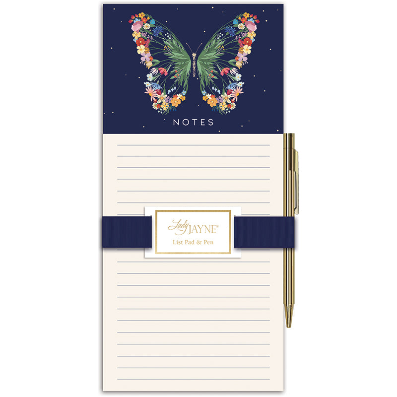 Magnetic Wide List Pad Buterfly
