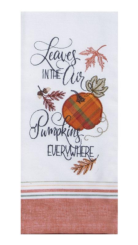 Tea Towel FF Leaves In Air