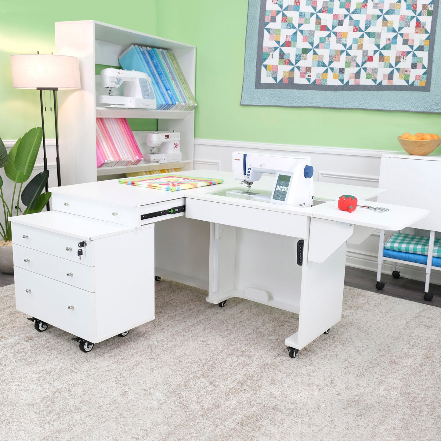 Kangaroo - Kangaroo & Joey Sewing Cabinet Dual Rail Electric /w FREE Kiwi for a LImited Time