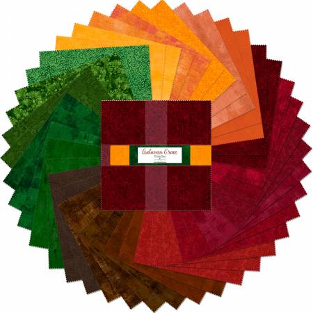 10in Squares, Karat Gems Autumn Grace, 42pcs