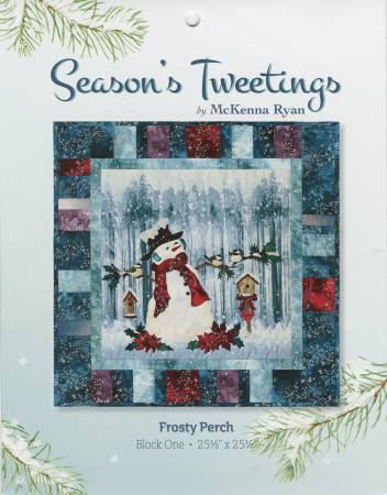Season's Tweetings Frosty Perch