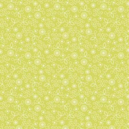 Among the Wildflowers Tin Lantern Green