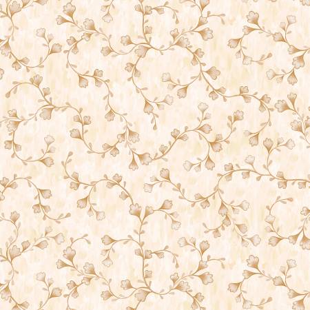 Vineyard Vine Scroll 108" Wideback Light Ecru