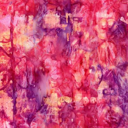 Expressions Batiks Express Yourself Abstract Berry Persimmon