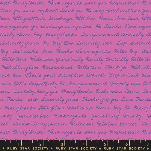 Salutations Hello Goodbye Heliotrope