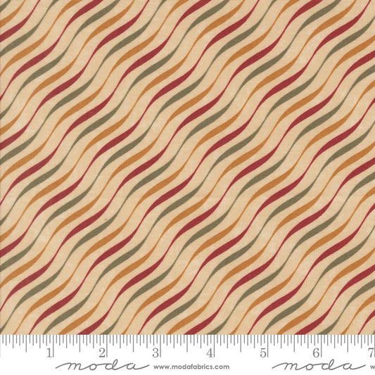 A Vintage Christmas Candy Stripes Tan