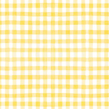 Yellow Sunflower Bouquets Digital Gingham