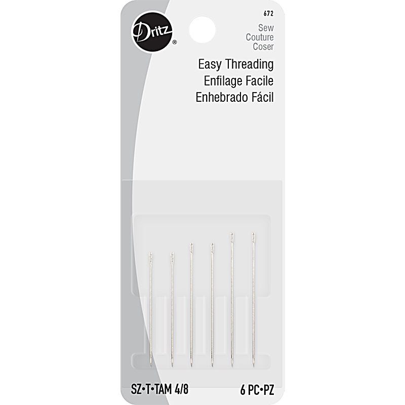Prym Dritz Self Threading Hand Needles 6ct 672