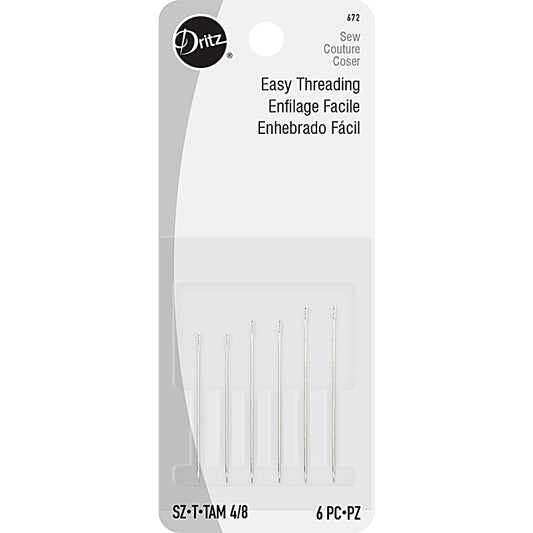 Prym Dritz Self Threading Hand Needles 6ct 672