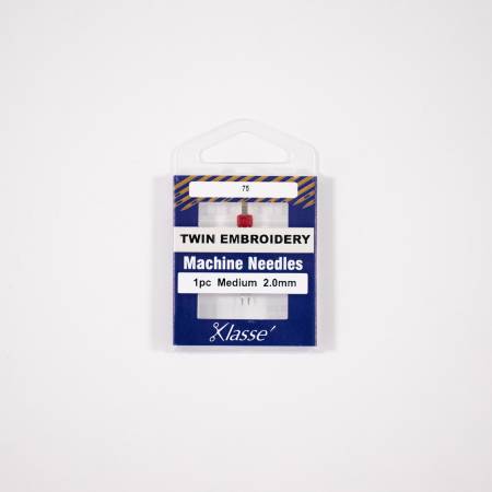 Klasse Twin Embroidery 2.0mm/75 1 Needle