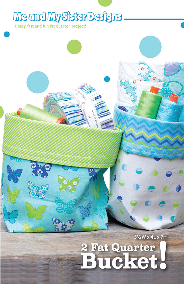 2 Fat Quarter Bucket Pattern