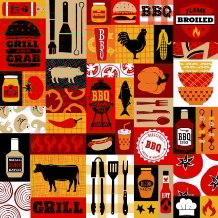 Grill & Chill Patchwork Grill Icons