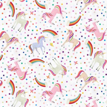 Enchanted Unicorn White Rainbow Unicorns
