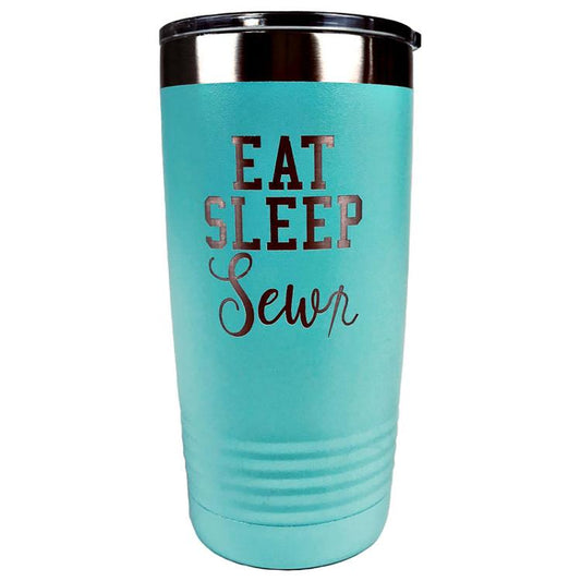 Tumbler || Teal || Eat Sleep Sew