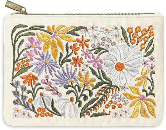 FM Pouch Embroidery Wildflower