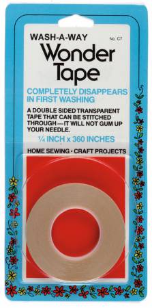 Wash-Away Wonder Tape 1/4in x 10yds