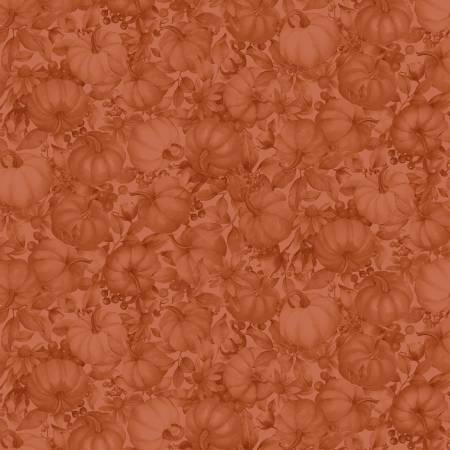 Bountiful Tonal Pumpkins Orange