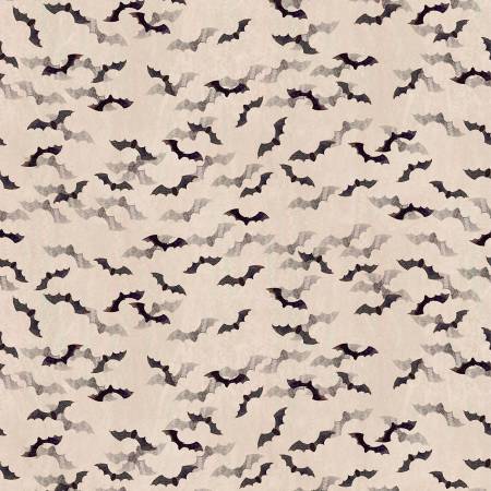 Faboolous Light Khaki Halloween Digital Bats