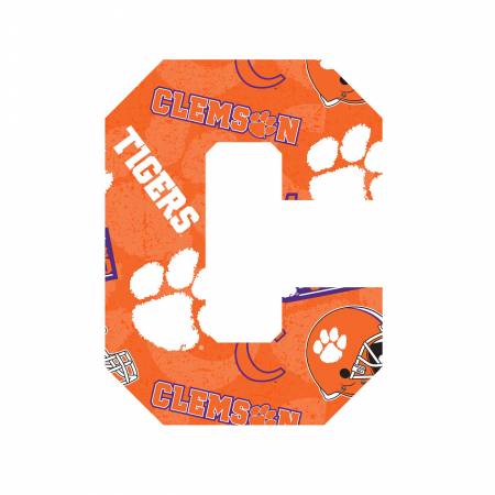 NCAA-Clemson Collegiate Iron On 5in Tall Letters