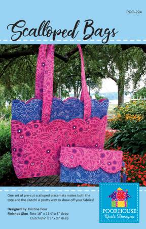 Scalloped Bags Pattern PQD-224