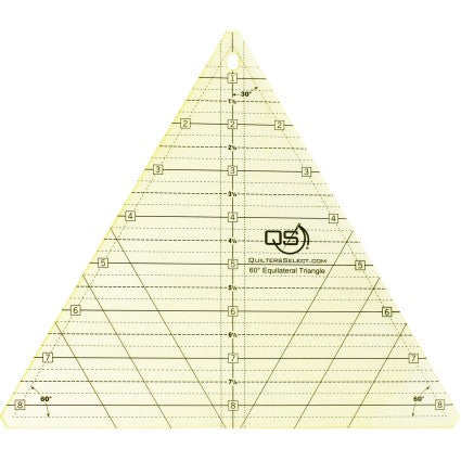 Quilters Select 60° Non-slip Triangle Ruler