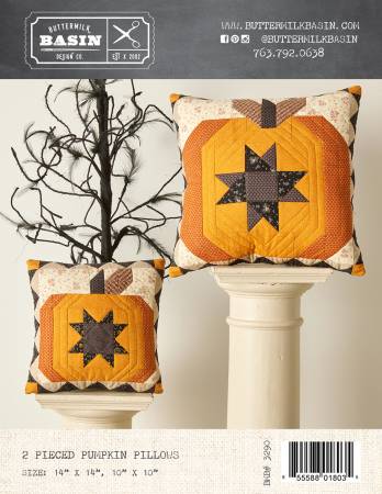 2 Pieced Pumpkin Pillows