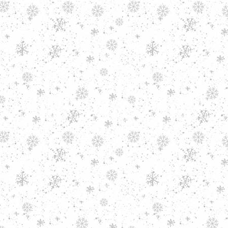 Merry Gnome-ments White on White Snowfall All Over